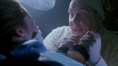 Larry Drake in Dr. Giggles (1992)