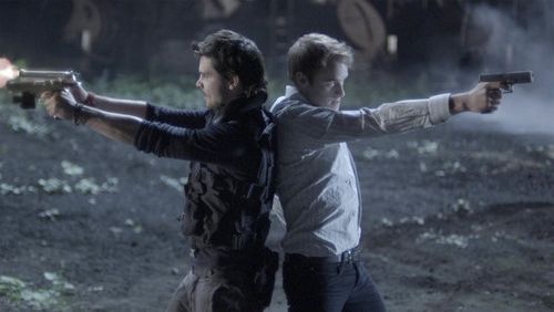 Andrew Lee Potts, Neil Jackson, and Ben Lambert in True Bloodthirst (2012)