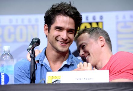 Tyler Posey and Jeff Davis at an event for Teen Wolf (2011)