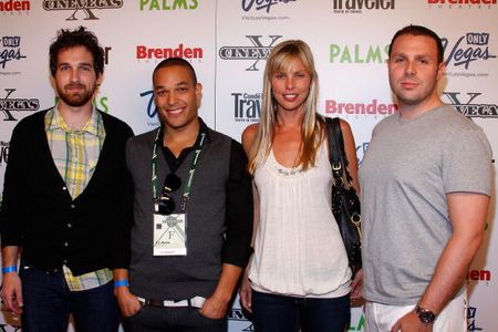 T.J. Martin, Nicholas Kalikow, Kyle Roper, and Diane Richey at an event for Last Cup: Road to the World Series of Beer P