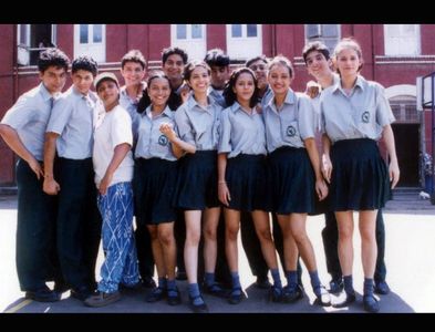 Sharokh Bharucha, Vishal Malhotra, Nilanjana Sharma, Zafar Karachiwala, and Candida Fernandes in Hip Hip Hurray (1999)