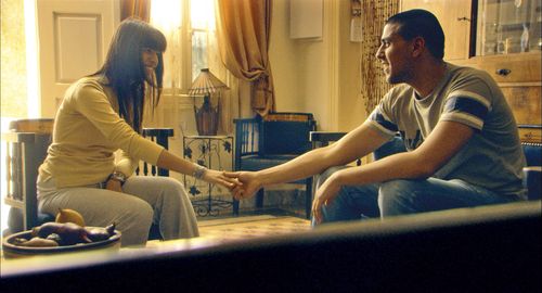 Shahir Kabaha and Ranin Karim in Ajami (2009)