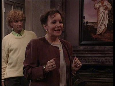 Wim T. Schippers and Stella Verhoeff in We zijn weer thuis (1989)
