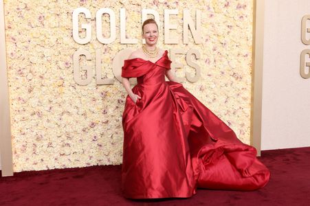 Alma Pöysti at an event for 81st Golden Globe Awards (2024)