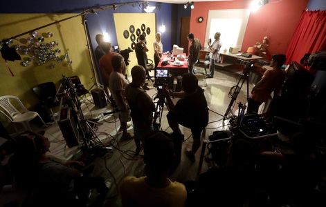 Al Danuzio, Roberto Pirillo, André Ramiro and Igor Medeiros in Amor dos Outros