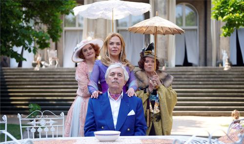 Josef Abrhám, Vlasta Chramostová, Eva Holubová, and Dagmar Havlová in Leaving (2011)