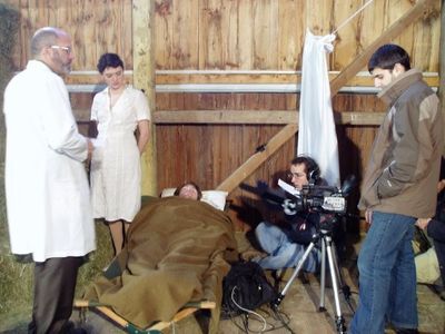 Behind the scenes.