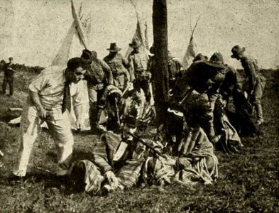 William Ehfe and Eugenie Forde in Desperate Desmond Fails (1912)