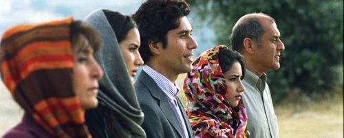 Nasrin Pakkho, Reza Sixo Safai, Sarah Kazemy, and Soheil Parsa in Circumstance (2011)