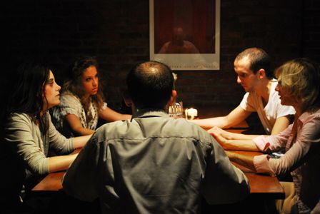 Christina Pawl, John K. Hart, Nathan Dame, and Leila Lallali in Crown of Thorns (2009)