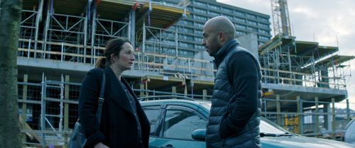 Stine Fischer Christensen and Dar Salim in Darkland (2017)