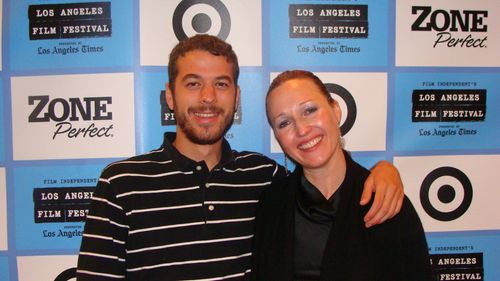 Los Bastardos at LA Film Fest 09 with Martín Escalante and Nina Zavarin