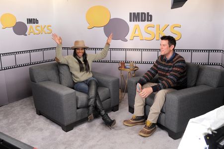 Ben Lyons and Tika Sumpter at an event for The IMDb Studio at Sundance (2015)