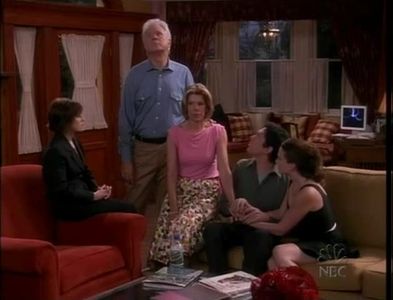 Christine Baranski, Jeff Bryan Davis, Amy Farrington, John Larroquette, and Melanie Paxson in Happy Family (2003)