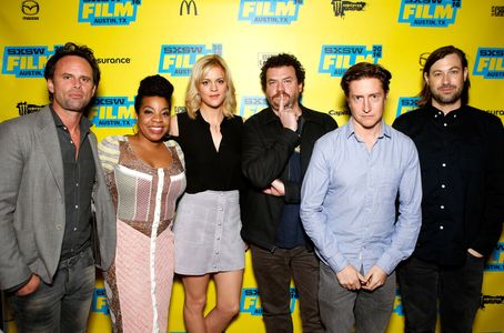 Walton Goggins, David Gordon Green, Danny McBride, Jody Hill, Georgia King, and Kimberly Hebert Gregory at an event for 