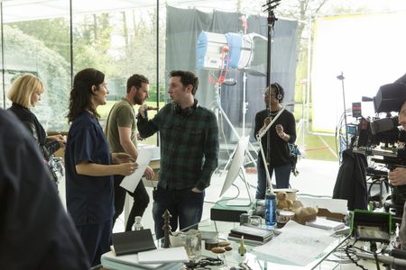 On the set of Humans series 2