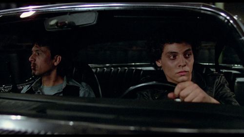 Frank Bruno and Rudy Ramos in The Driver (1978)
