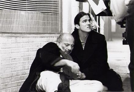 Richard Bairos and Burt Young in Stonecutter