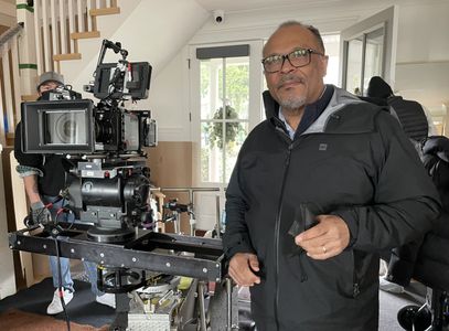 Alfons on set of 