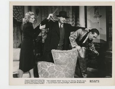 Lon Chaney Jr., Brenda Joyce, and J. Carrol Naish in Strange Confession (1945)