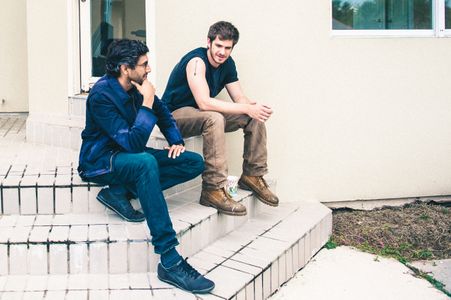 Ramin Bahrani and Andrew Garfield in 99 Homes (2014)