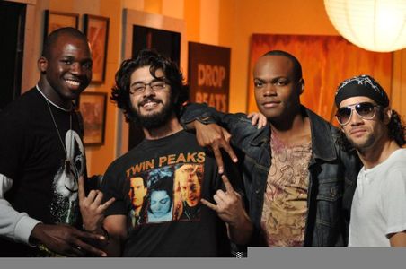 On the set of Do It In Post.. In this Picture: Didier Elysee, Eddy Acosta, Kourtney Brown, Izzy Martinez