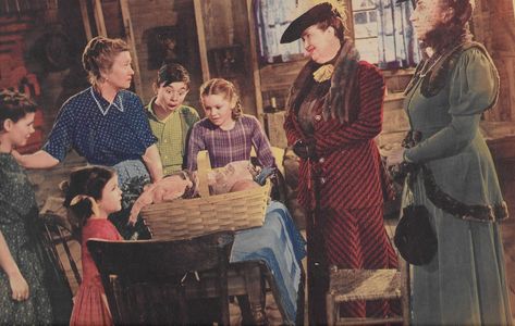 Fay Bainter, Betty Brewer, Betty Farrington, Ethel Griffies, Carolyn Lee, Carl 'Alfalfa' Switzer, and Joyce Arleen in Mr