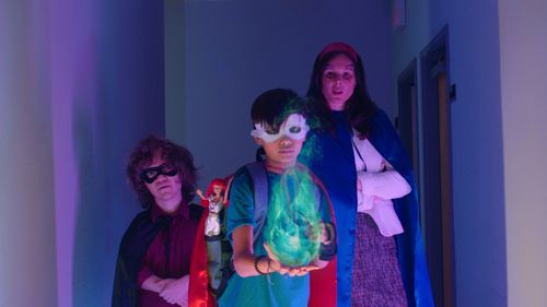 Jai Ram Srinivasan, Rachel Alana Handler, and Colin Buckingham in Andy & Kaliope (2022)