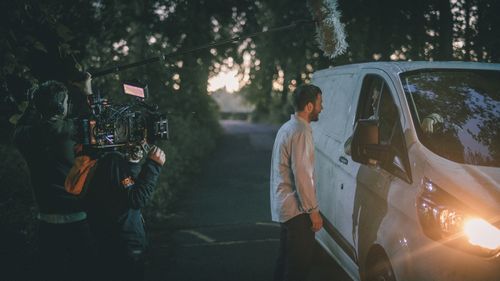 Douglas Russell, David Liddell, David Lumsden, and Jamie Robson in Out There (2018)
