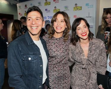 Alma Zack, Yuval Semo, and Liat Harlev at an event for Elisha (2015)