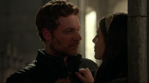 Caitlin Stasey and Vince Nappo in CW's Reign