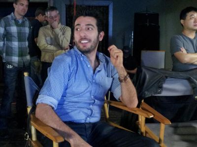 On the set of 