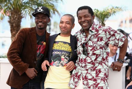 Isaach De Bankolé, Philippe Lacôte, and Abdoul-Karim Konate at an event for Run (2014)