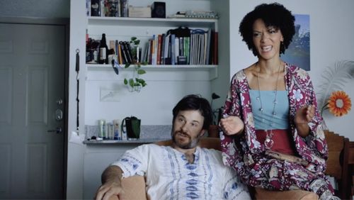 Timeca M. Seretti and Byron Brown in Good Feels on Wheels (2018)