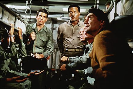 Ernest Borgnine, Jim Brown, and Tony Bill in Ice Station Zebra (1968)