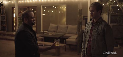 Raul Ceballos and James Skinner in Digestif (2018)