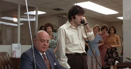 Al Pacino, John Cazale, Penelope Allen, Sully Boyar, Sandra Kazan, Marcia Jean Kurtz, and Estelle Omens in Dog Day After
