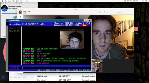 Betty Gabriel, Connor Del Rio, Rebecca Rittenhouse, and Colin Woodell in Unfriended: Dark Web (2018)