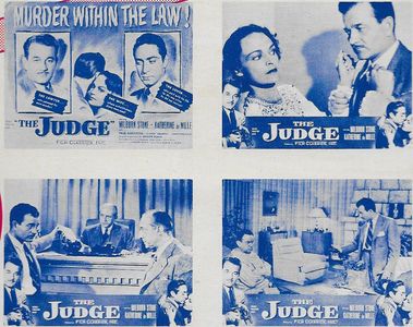 Paul Guilfoyle, Norman Budd, Katherine DeMille, Jonathan Hale, John Hamilton, Milburn Stone, and Stanley Waxman in The J