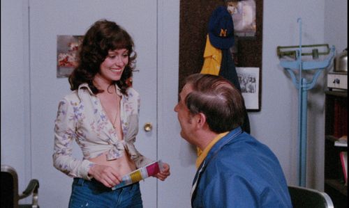 Jack Denton and Jo Johnston in The Swinging Cheerleaders (1974)