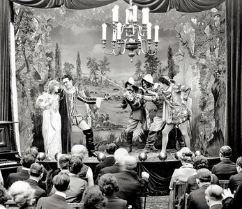 Mildred Davis, Gaylord Lloyd, Harold Lloyd, and Noah Young in Get Out and Get Under (1920)
