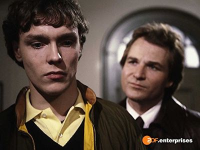 Karl-Heinz von Liebezeit and Fritz Wepper in Derrick (1974)