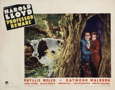 Harold Lloyd and Phyllis Welch in Professor Beware (1938)