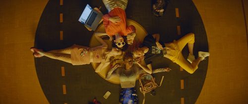 Odessa Young, Suki Waterhouse, Hari Nef, and Abra in Assassination Nation (2018)
