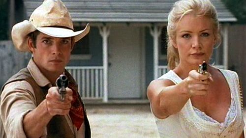 Shannon Tweed and Richie Varga in The Rowdy Girls (2000)