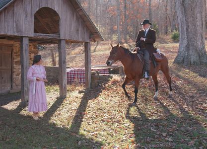 Eric Parkinson and Kelly Prewitt in The Legend of Belle Starr