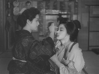 Michiyo Kogure and Ayako Wakao in A Geisha (1953)