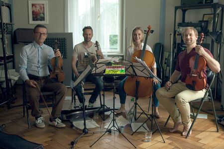 Jaroslav Plesl, Barbora Poláková, and Lukás Melník in The Quartette (2017)