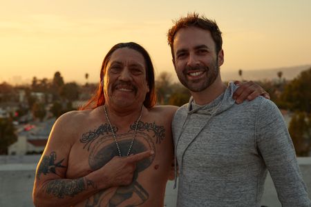 Brett Harvey directing Inmate #1 with Danny Trejo