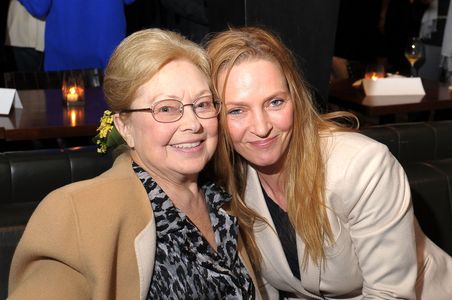 Uma Thurman and Mathilde Krim at an event for The Battle of Amfar (2013)